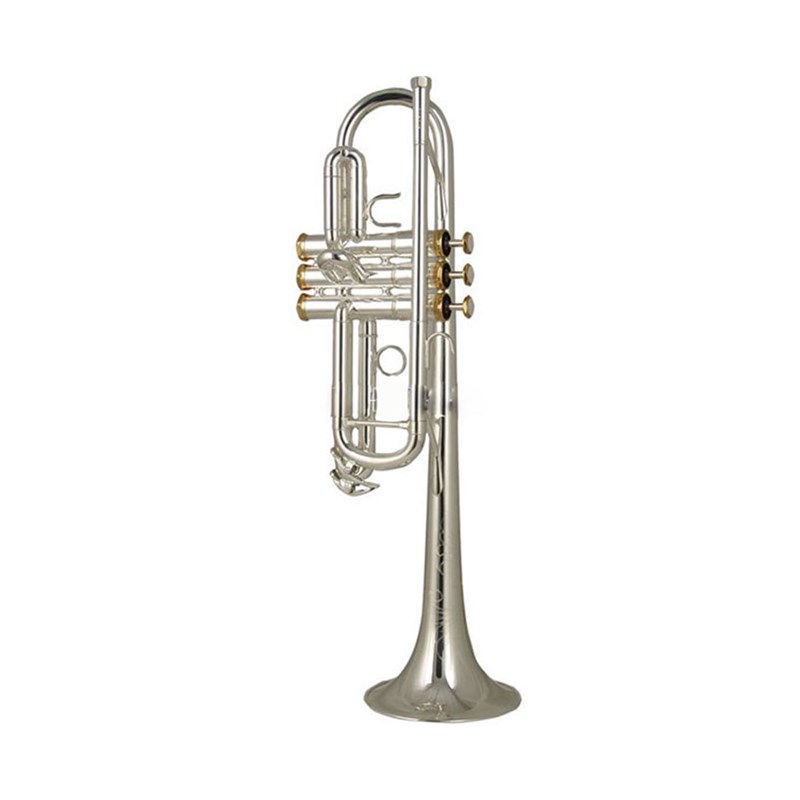 Bb Pocket Trumpet Set B Flat Nickel Plated Body W Hard Case Silver Plated  Funion