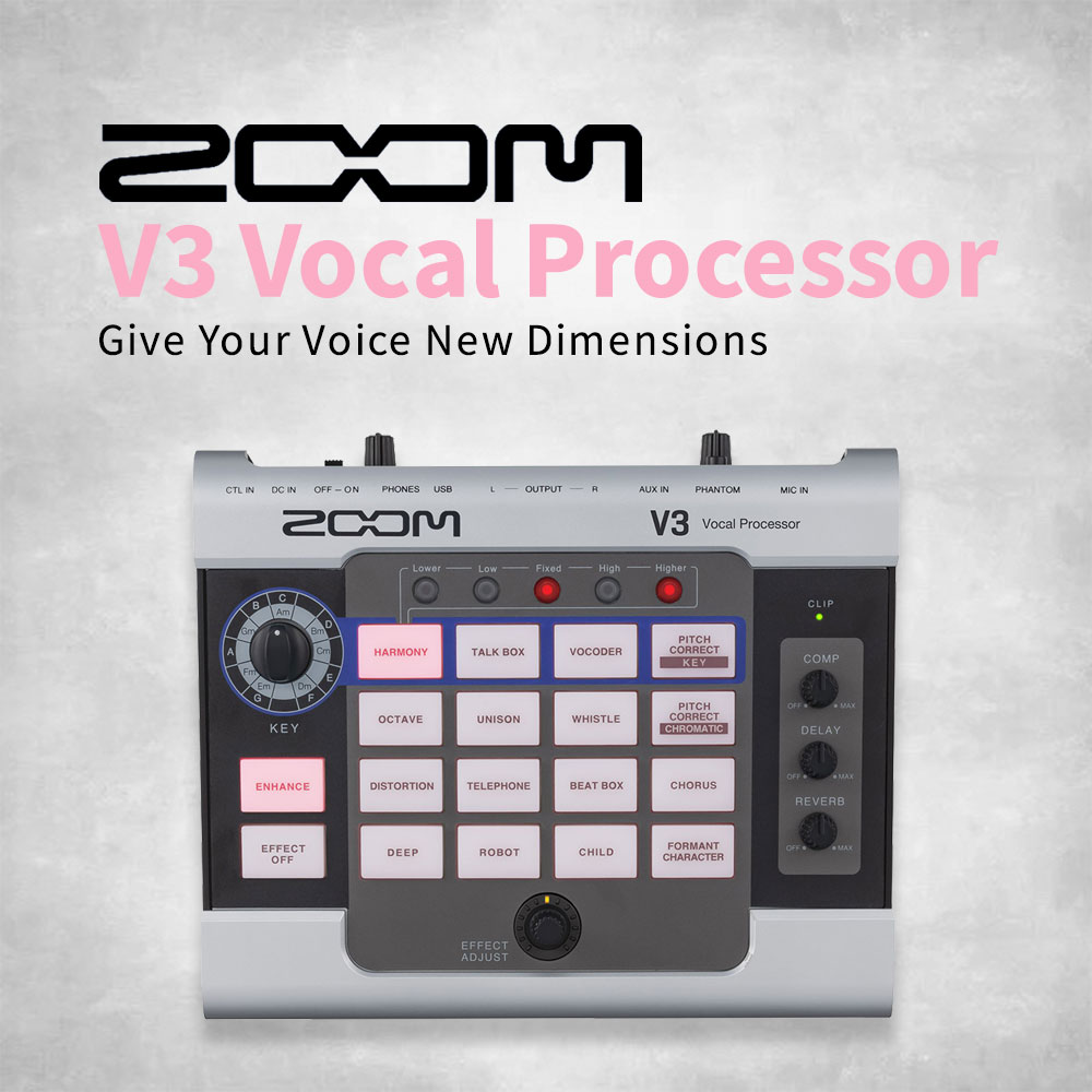 Zoom V3 Vocal Processor