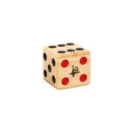 IQ Plus IQ-W014-00 Small Wooden Dice Shaker