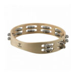 Tycoon TBW-10D BS Double Row Wooden Tambourine with Steel Jingles