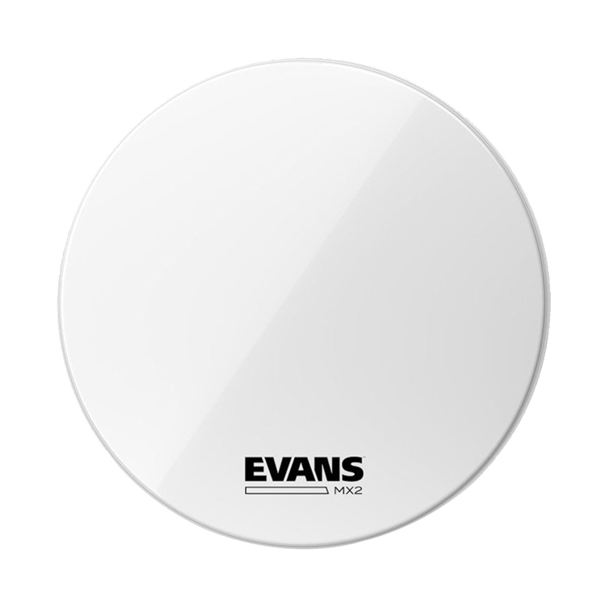 bd32mx2w-1.jpg Evans BD32MX2W 32" MX2 White Bass Drumhead - Image 1
