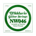 D'addario NW046 Single XL Nickel Wound Electric Guitar String
