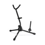 On-Stage SXS7101B Alto/Tenor Saxophone Stand With Flute Peg
