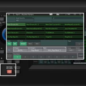 MODX8 PLUS RHYTHM PATTERN
