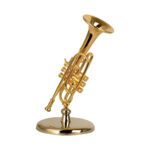 Signature MG-212 Mini Cornet Statues - Gold Finish