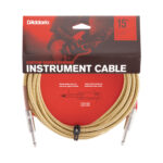 D'addario PW-BG-10TW 3m Braided Instrument Cable - Tweed - Image 4