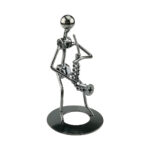 Signature MG-178 Steel Saxophone Player Statue