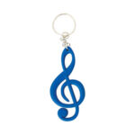 Signature MG-46B PVC Treble Clef Musical Note Keychain - Image 3