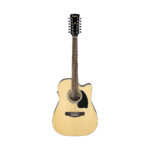 Ibanez PF1512ECE Performance Electro-Acoustic Guitar - Natural High Gloss