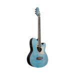Ibanez TCM50FM Talman Electro-Acoustic Guitar - Open Pore Denim Blue - Image 2