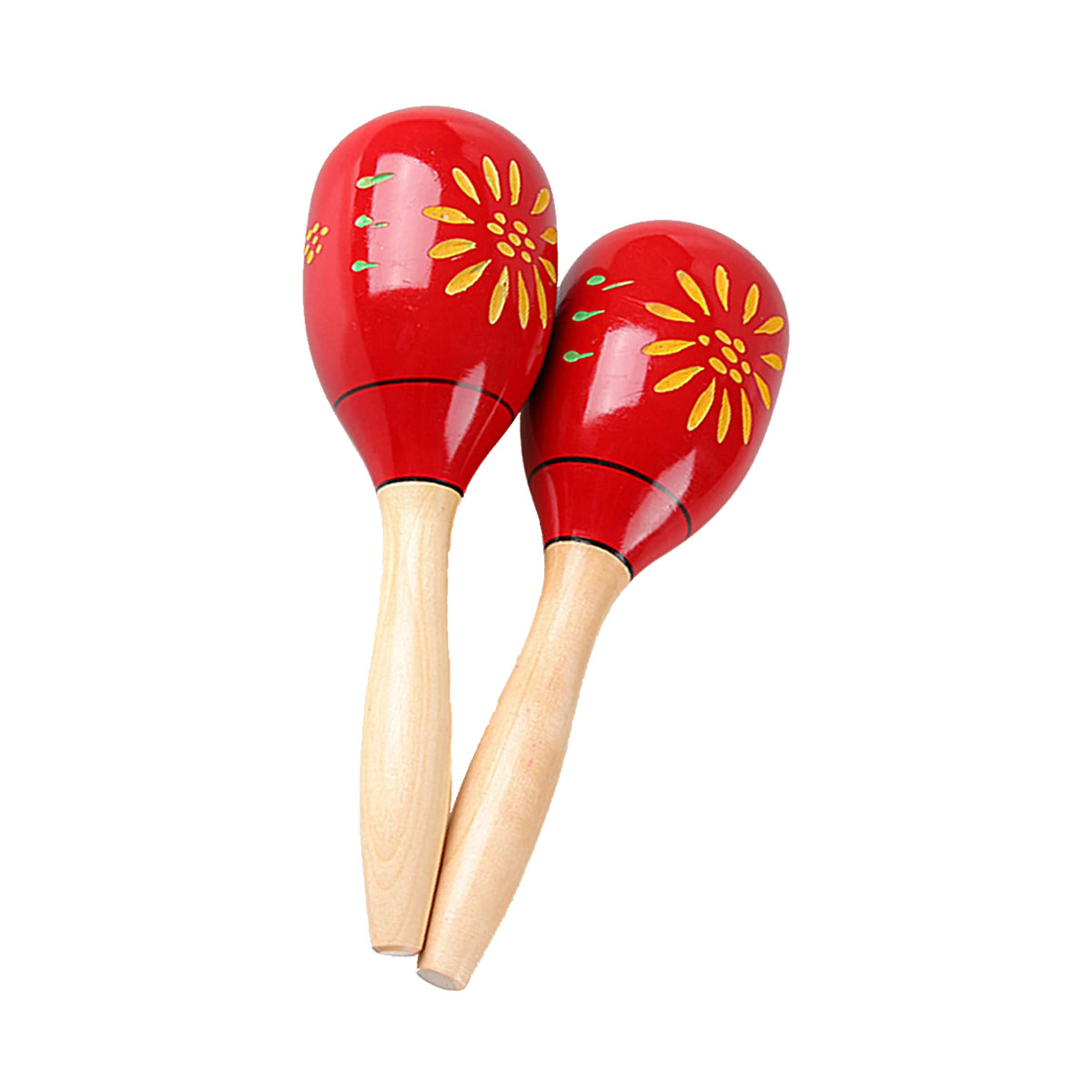 DY-930011 Signature 930011 Wooden Red Maracas - Image 1
