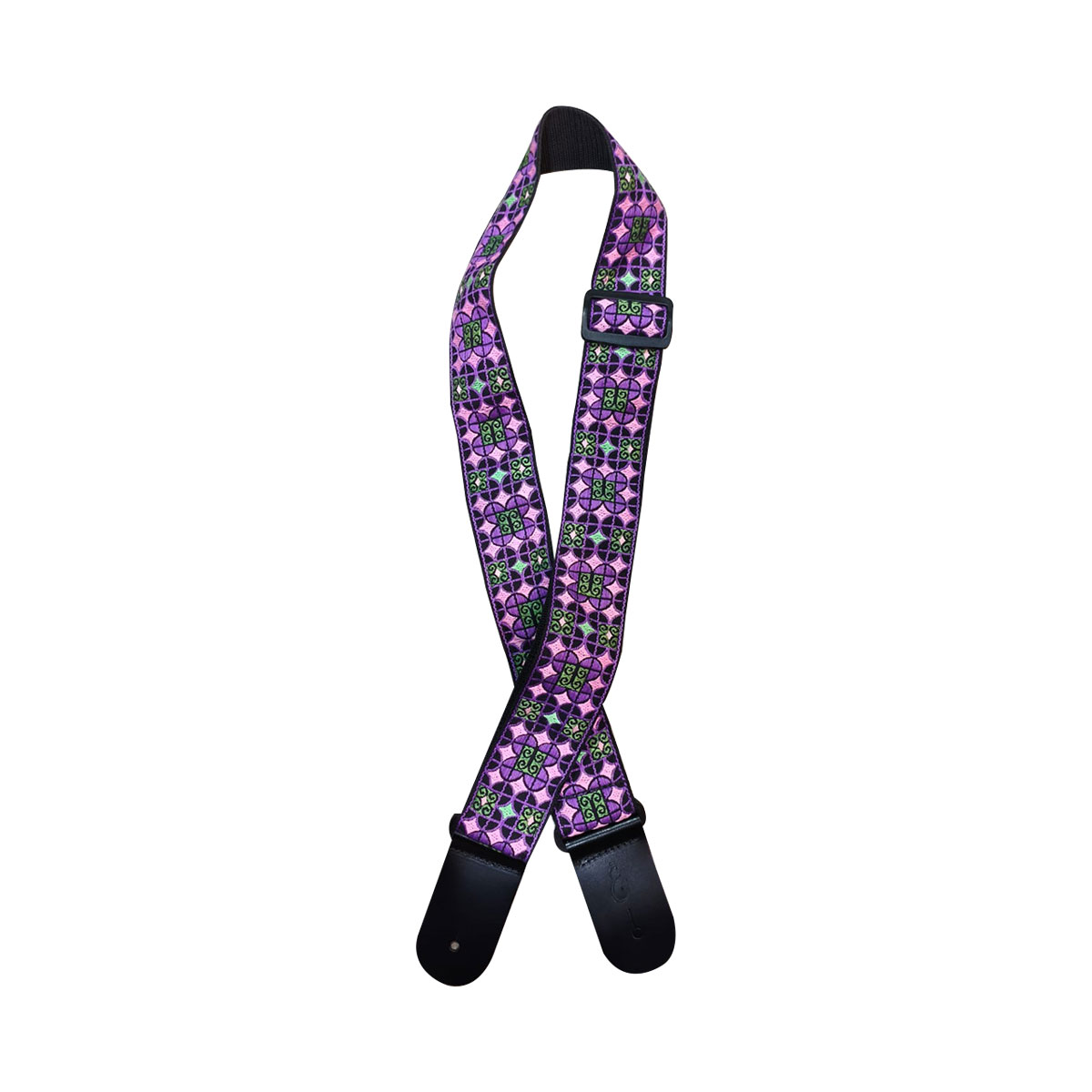 GS025 Gael Ghattas GS025 Handmade Adjustable Guitar Strap - Image 1