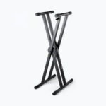 On-Stage KS7291 Ergo-Lok Double-X Keyboard Stand with Welded Construction - Image 2