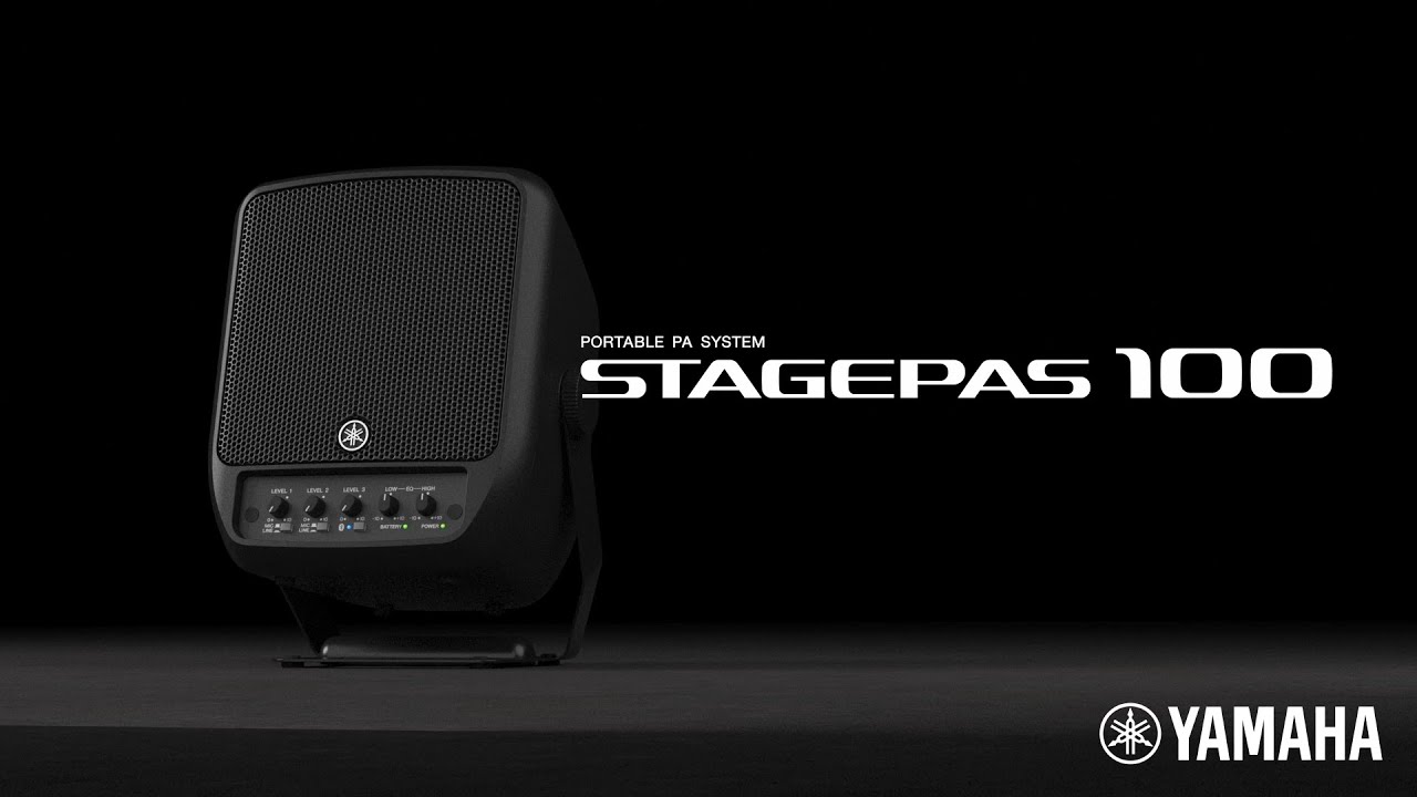 Yamaha STAGEPAS 100 Portable PA System With Battery - Mozart Chahine